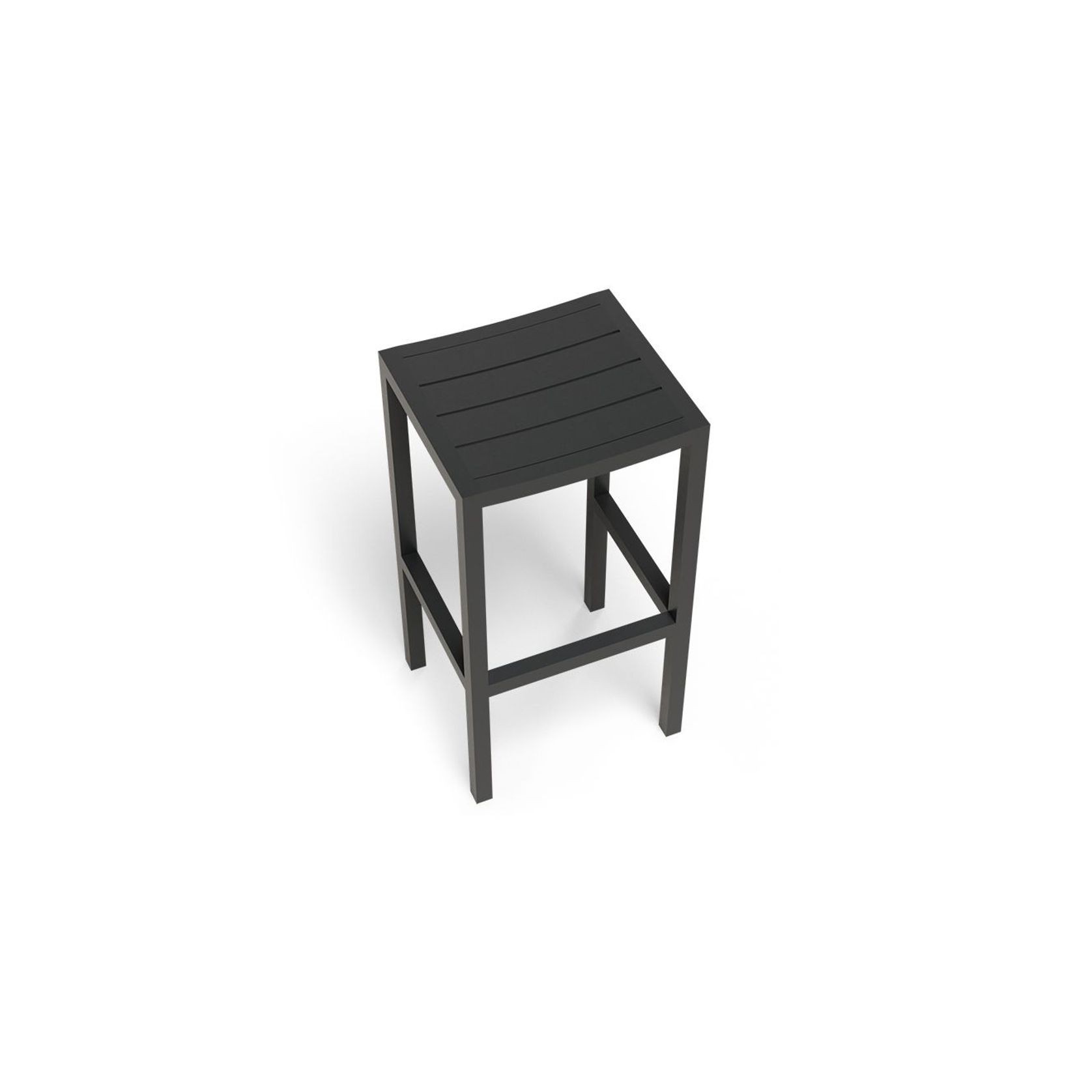 Halki Stool - Outdoor - Charcoal gallery detail image