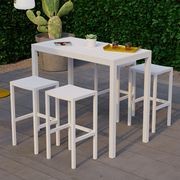 Halki Stool - Outdoor - White gallery detail image