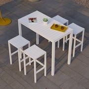 Halki Stool - Outdoor - White gallery detail image