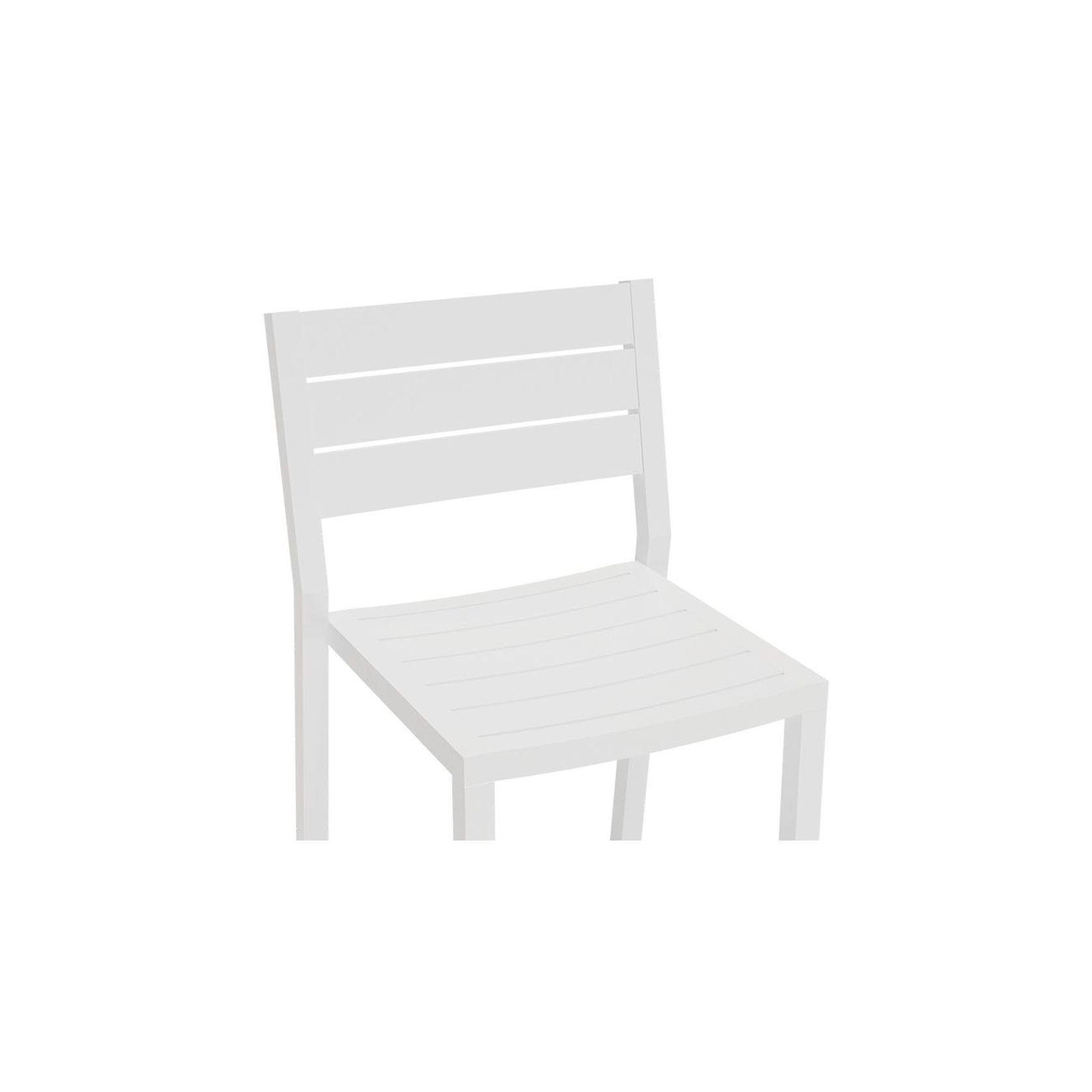 Halki Stool With Backrest - White gallery detail image