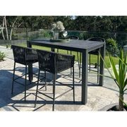 Adele Ceramic Outdoor Bar Table & 4x Gizella Bar Chairs gallery detail image