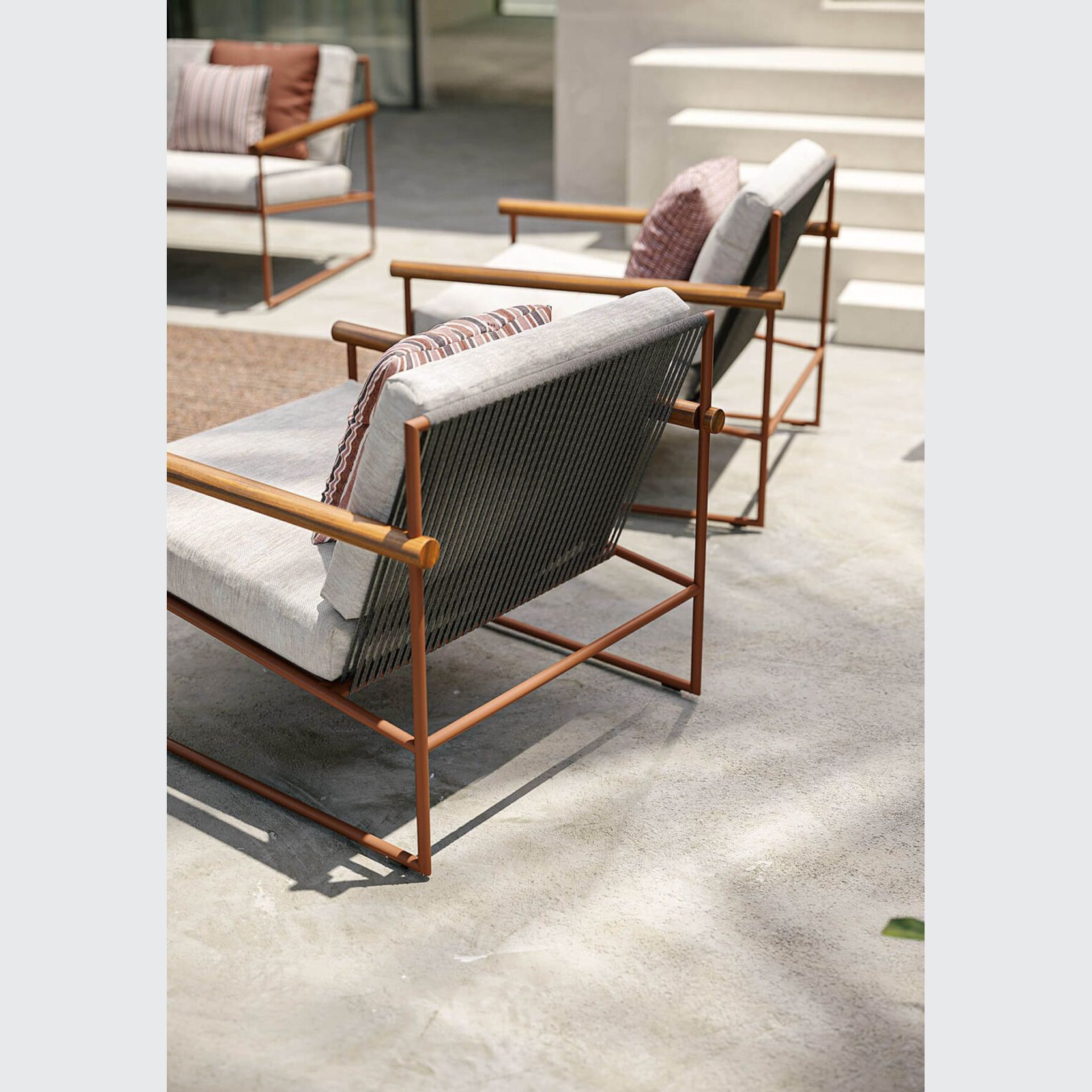 Pipe Outdoor Armchair by Atmosphera gallery detail image