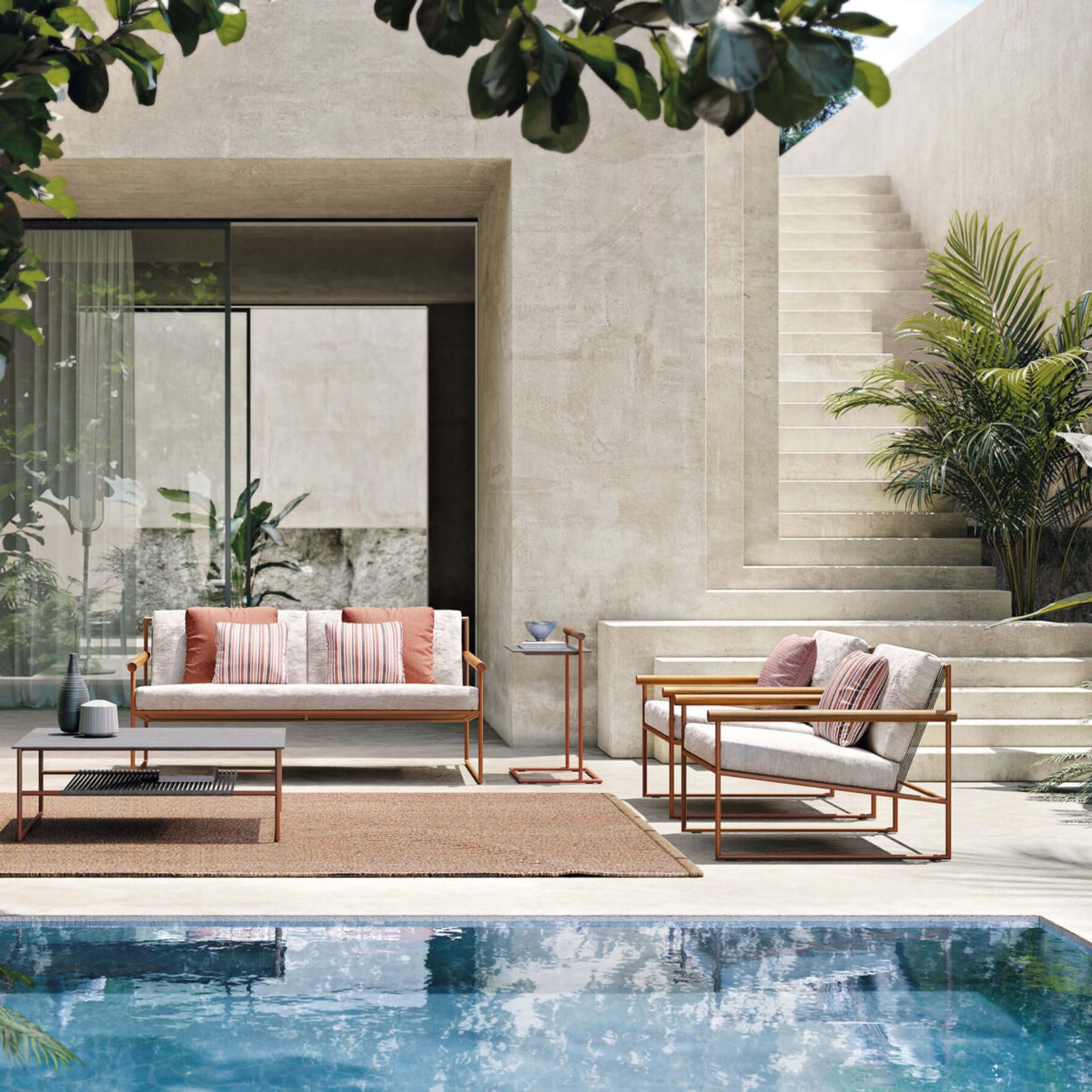 Pipe Outdoor Armchair by Atmosphera gallery detail image