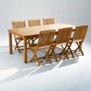 Toronto Teak Folding Side Chair gallery detail image