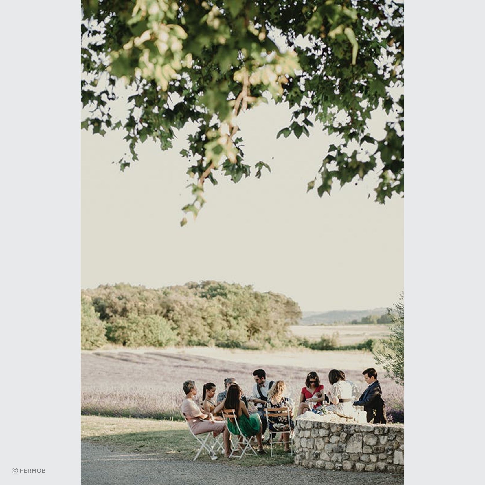 Bistro Folding Chair - Natural Slats by Fermob gallery detail image