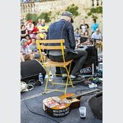 Bistro Folding Chair - Natural Slats by Fermob gallery detail image