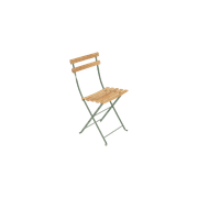 Bistro Folding Chair - Natural Slats by Fermob gallery detail image