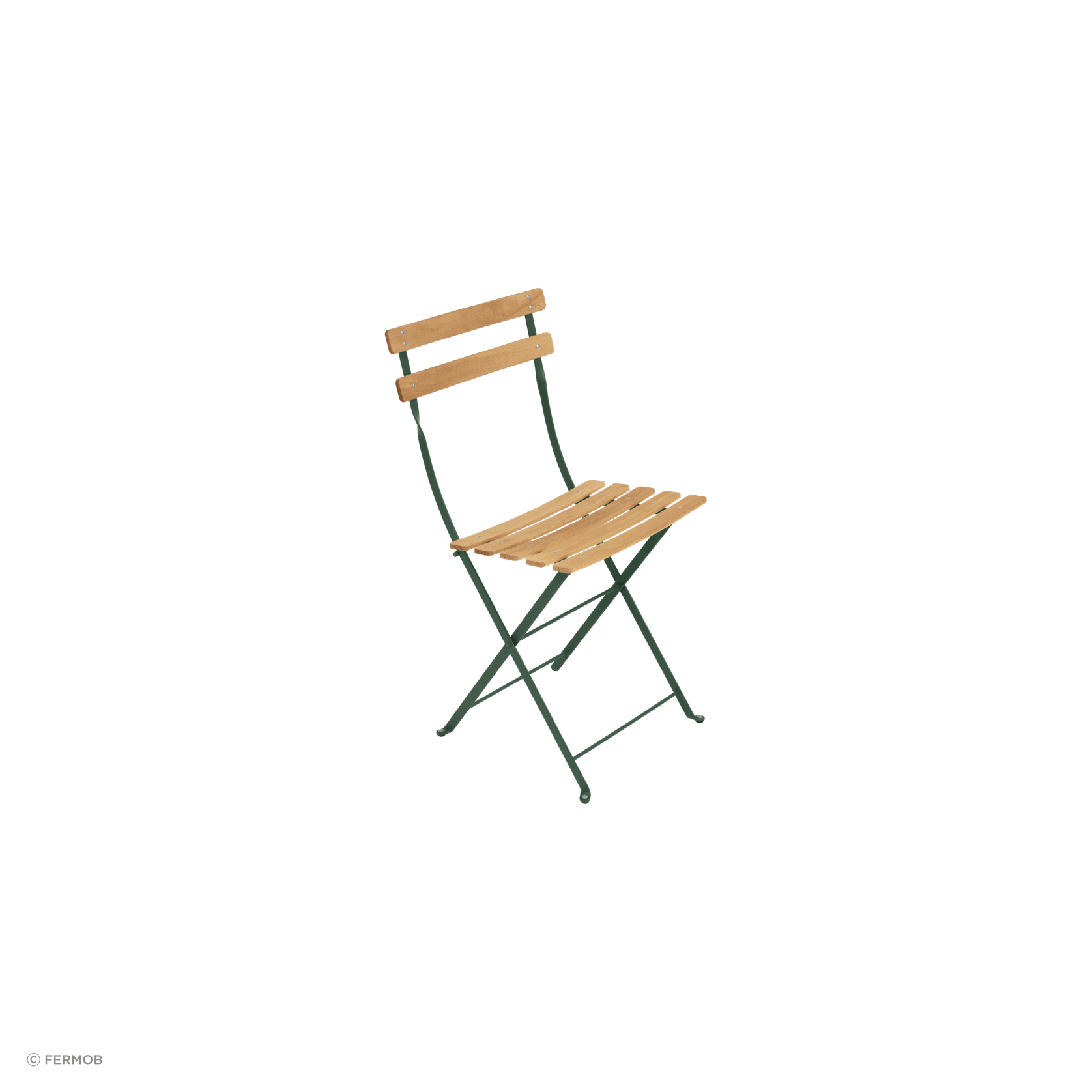 Bistro Folding Chair - Natural Slats by Fermob gallery detail image