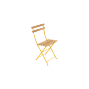 Bistro Folding Chair - Natural Slats by Fermob gallery detail image