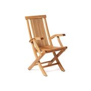 Harrington Teak Folding Armchair gallery detail image