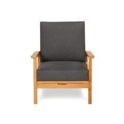 Bath Reclining Teak Lounge Chair gallery detail image