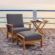 Bath Reclining Teak Lounge Chair gallery detail image