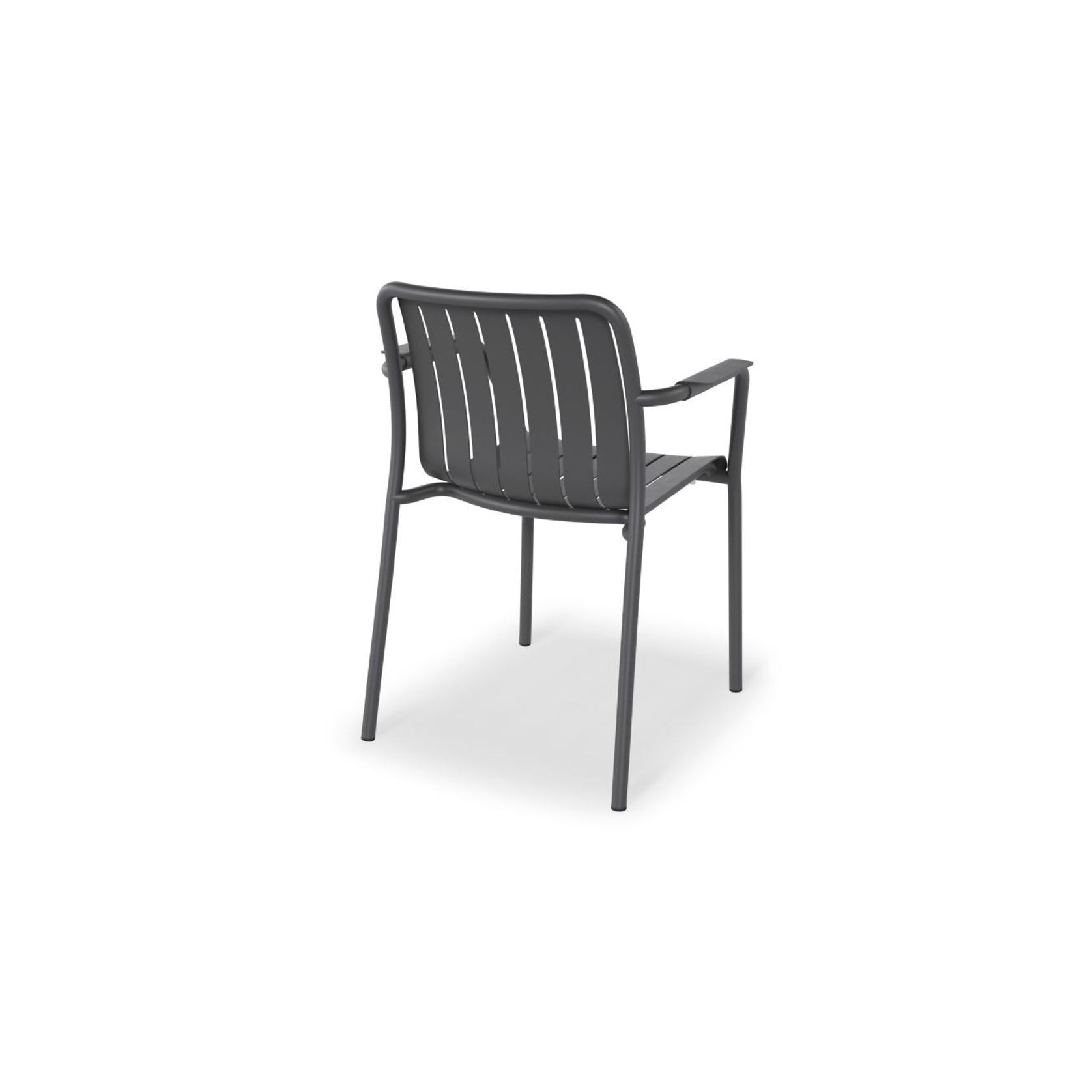 Roku Outdoor Arm Chair in Matt Charcoal gallery detail image