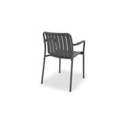 Roku Outdoor Arm Chair in Matt Charcoal gallery detail image