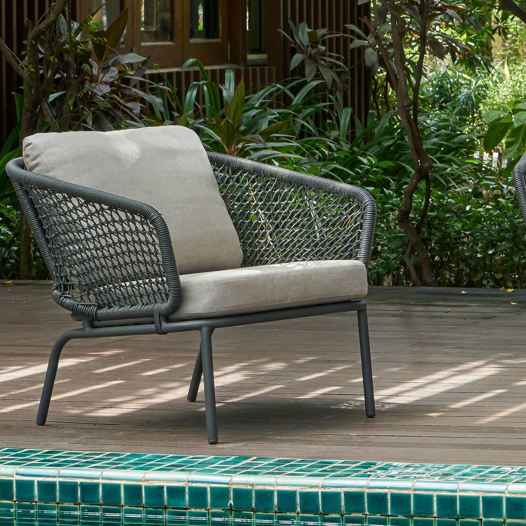 Eagle Recycled Wicker Outdoor Armchair ArchiPro AU