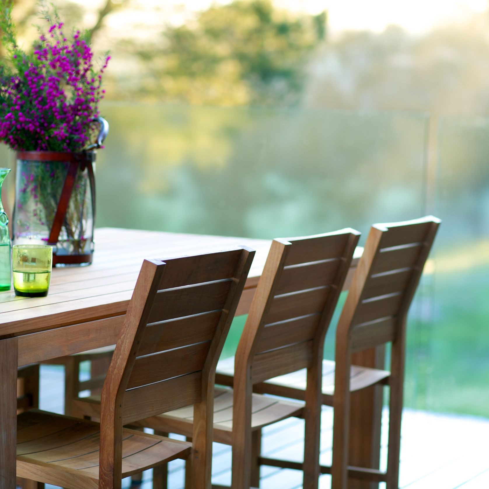 Stella Teak Side Chair gallery detail image