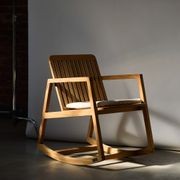 Newbury Teak Outdoor Rocking Chair gallery detail image