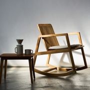 Newbury Teak Outdoor Rocking Chair gallery detail image