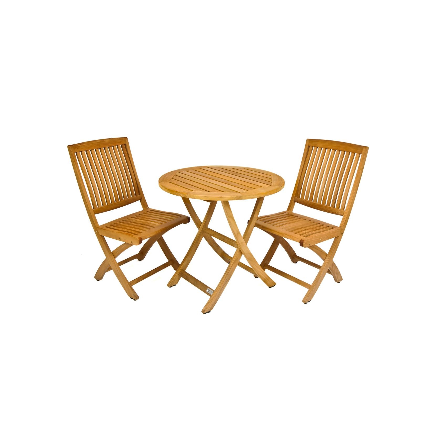 Toronto Teak Folding Side Chair gallery detail image