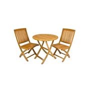 Toronto Teak Folding Side Chair gallery detail image