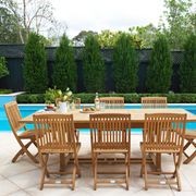 Toronto Teak Folding Side Chair gallery detail image