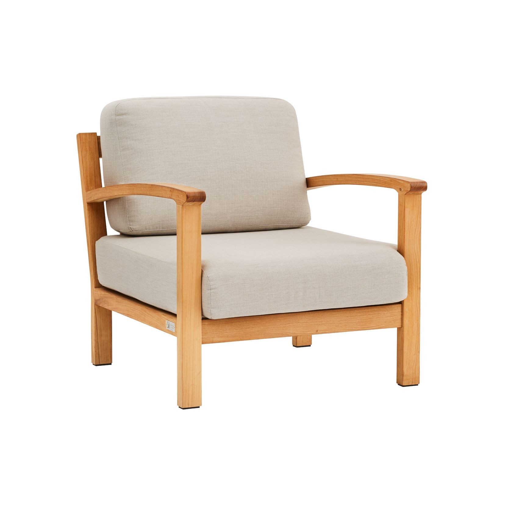 Newton Teak Lounge Chair gallery detail image