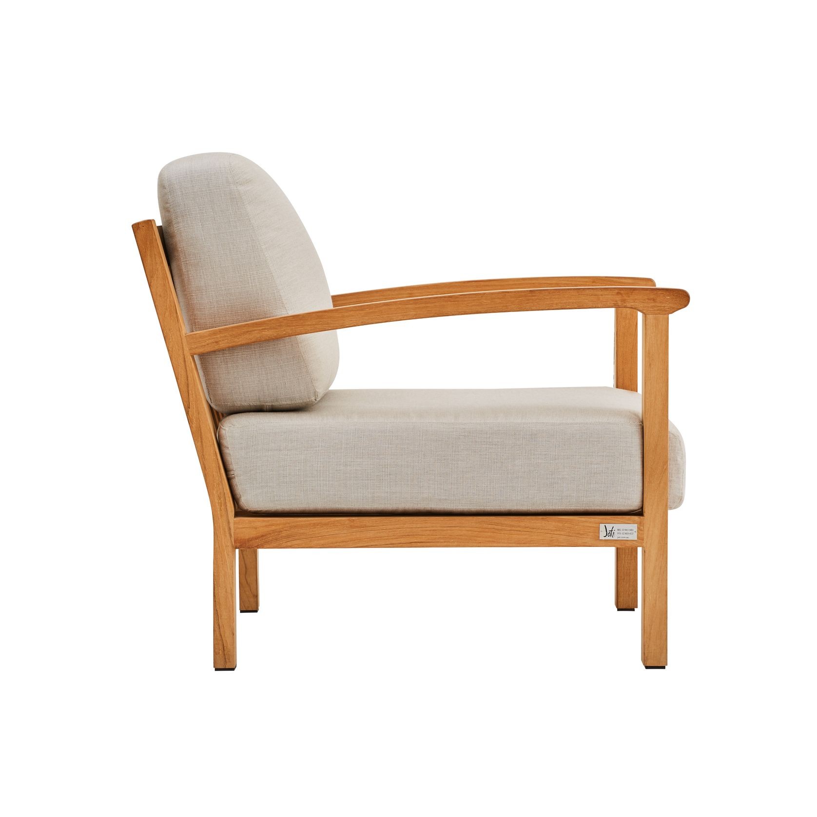 Newton Teak Lounge Chair gallery detail image