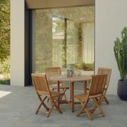 Toronto Teak Folding Side Chair gallery detail image