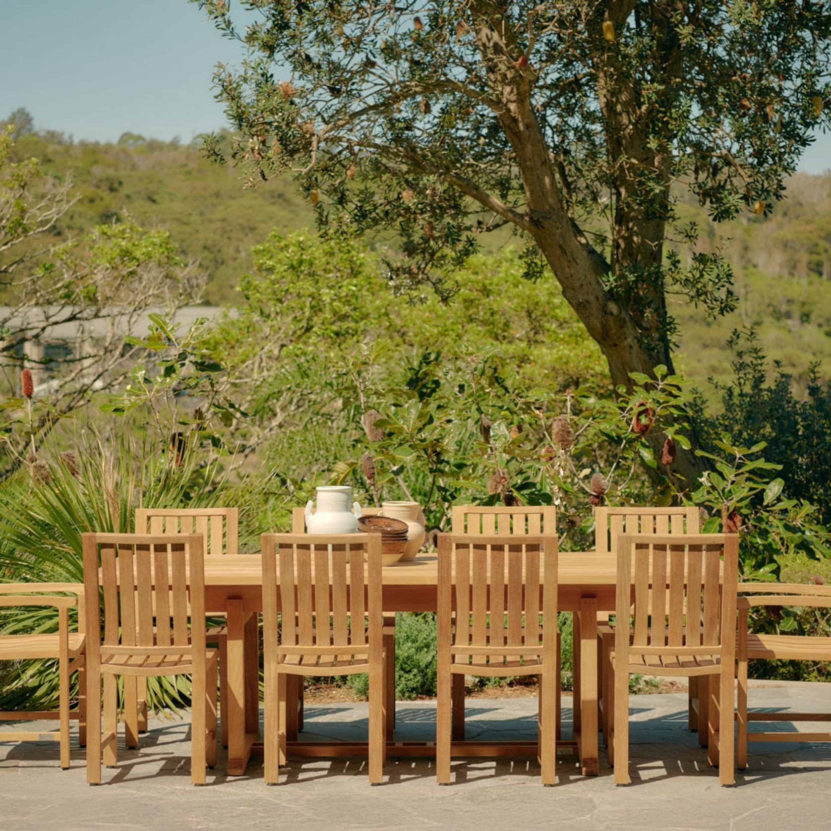 Newton Teak Side Chair gallery detail image