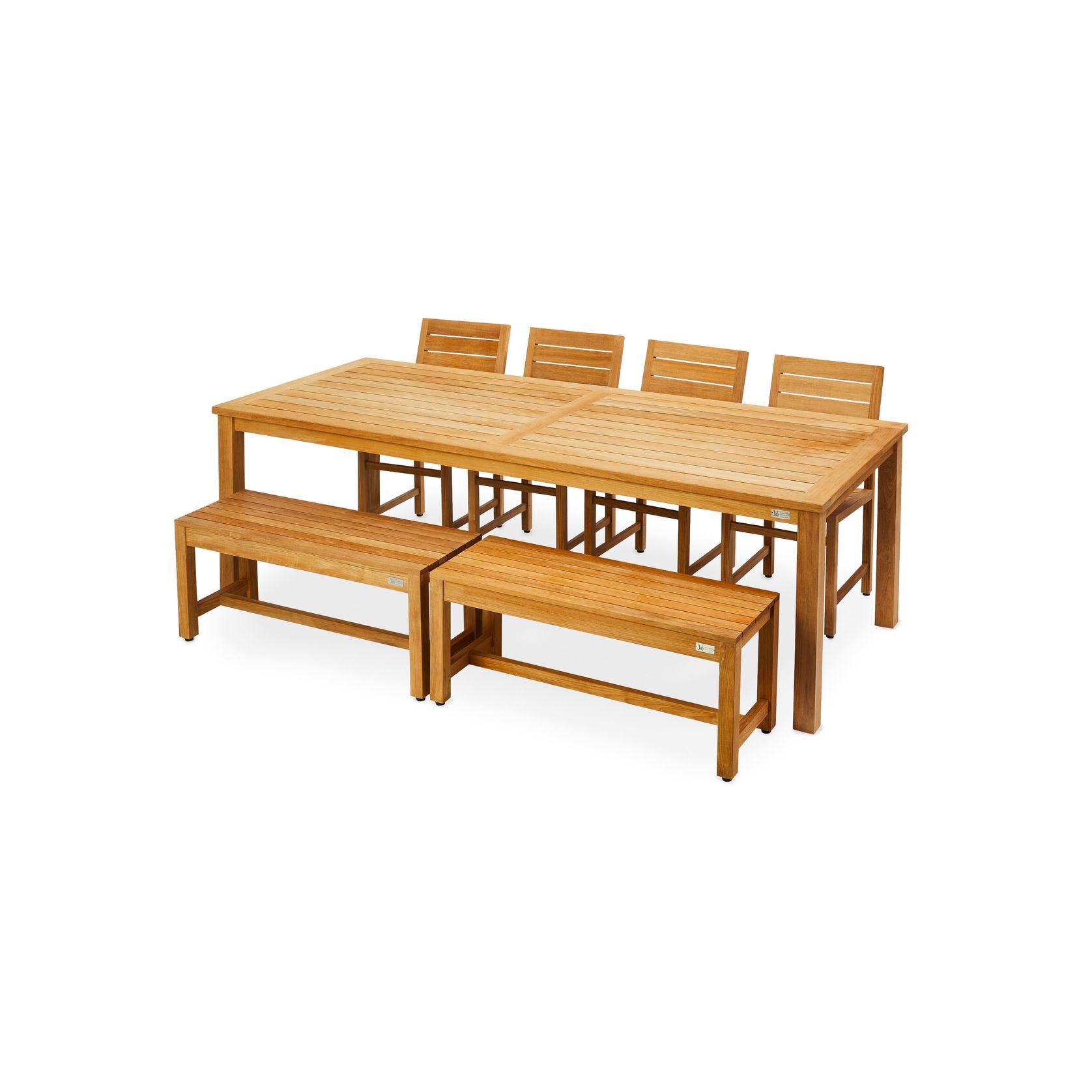 Stella Teak Side Chair gallery detail image