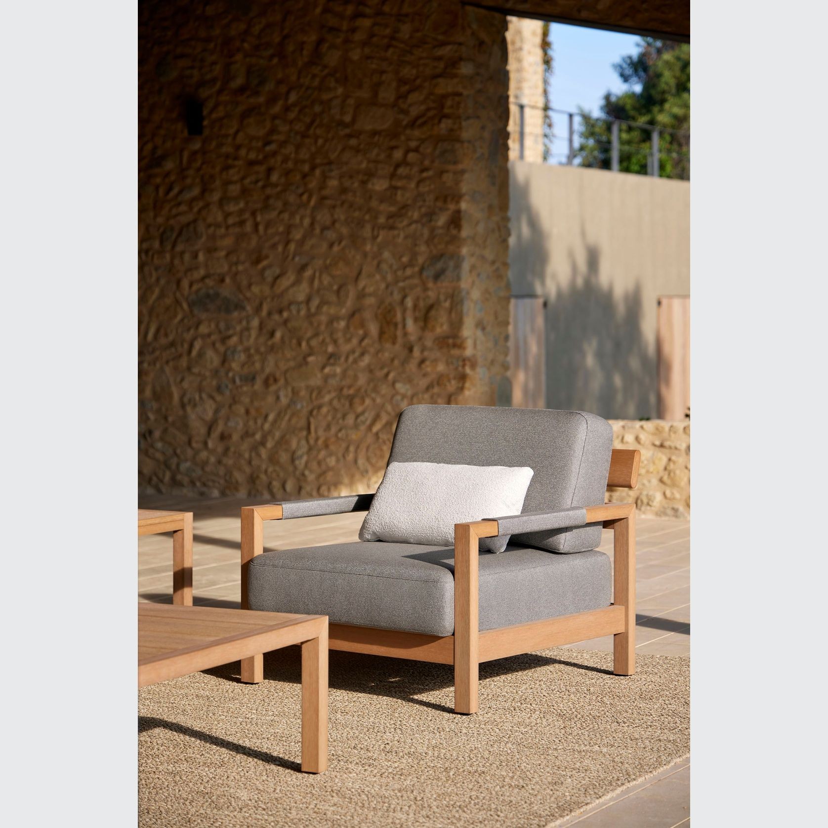 Kubik Outdoor TechTeak Armchair by Point gallery detail image