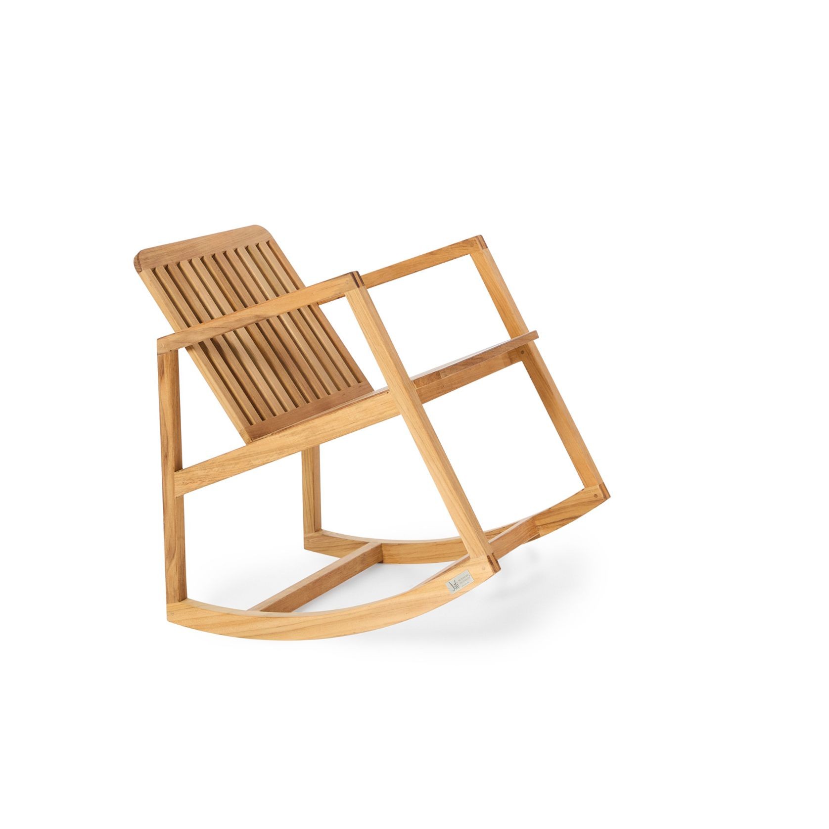 Newbury Teak Outdoor Rocking Chair gallery detail image