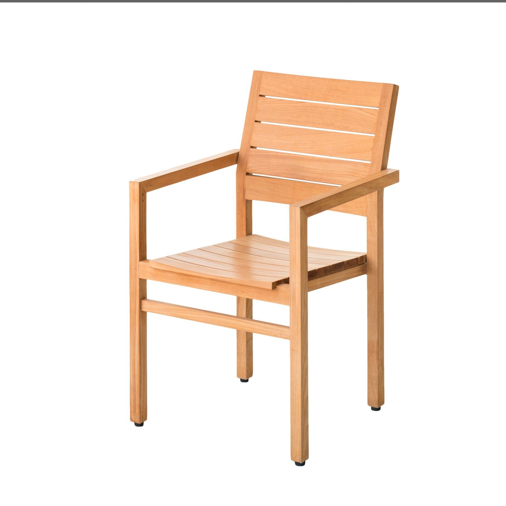 Stella Teak Stacking Armchair gallery detail image