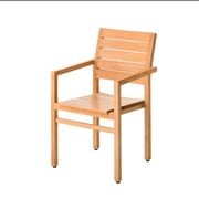 Stella Teak Stacking Armchair gallery detail image