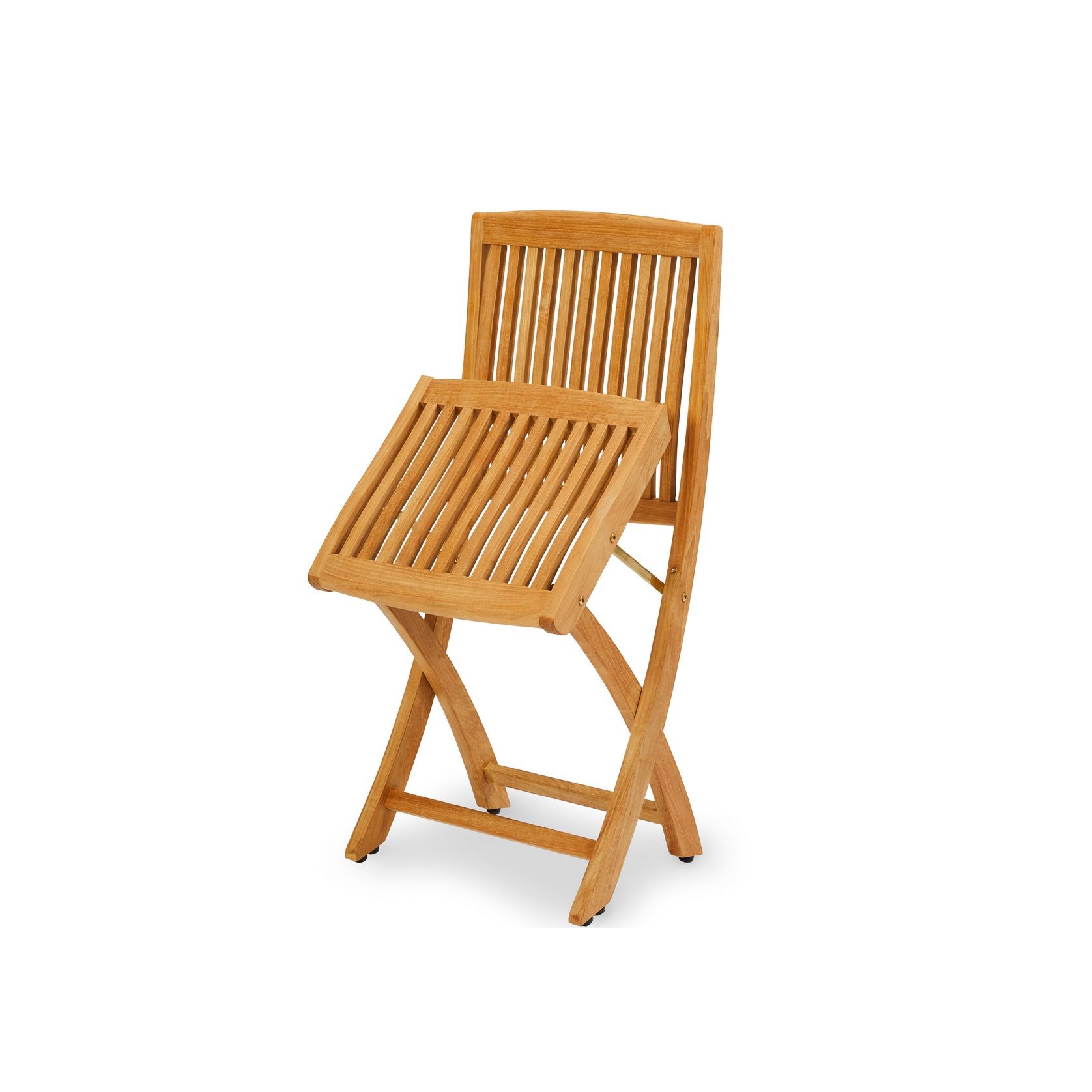 Toronto Teak Folding Side Chair gallery detail image