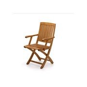 Toronto Teak Folding Armchair gallery detail image