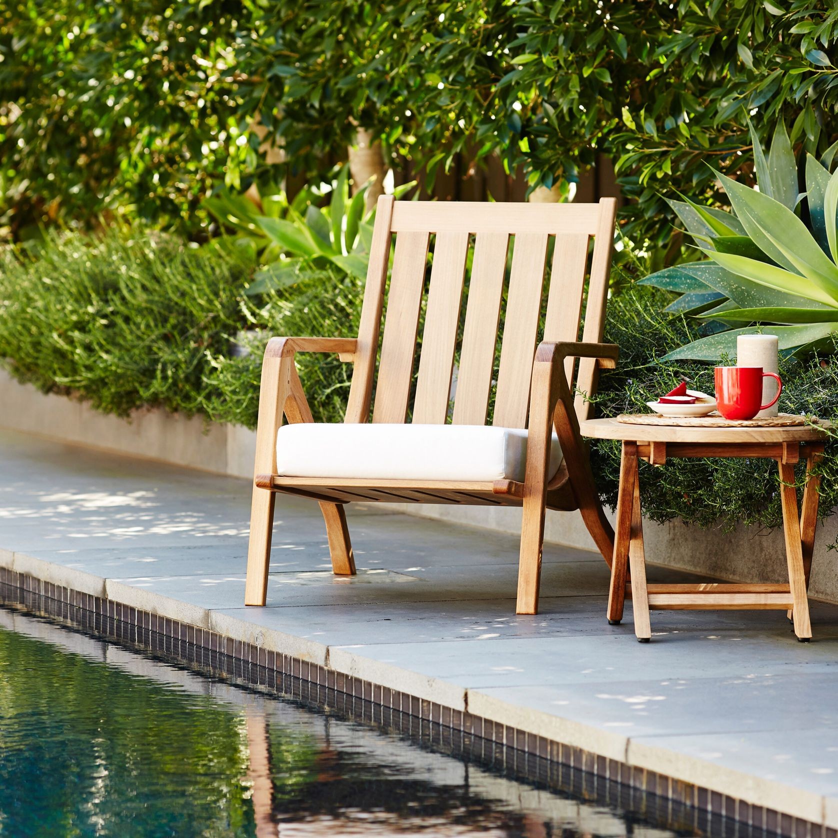 Una Teak Lounge Chair gallery detail image