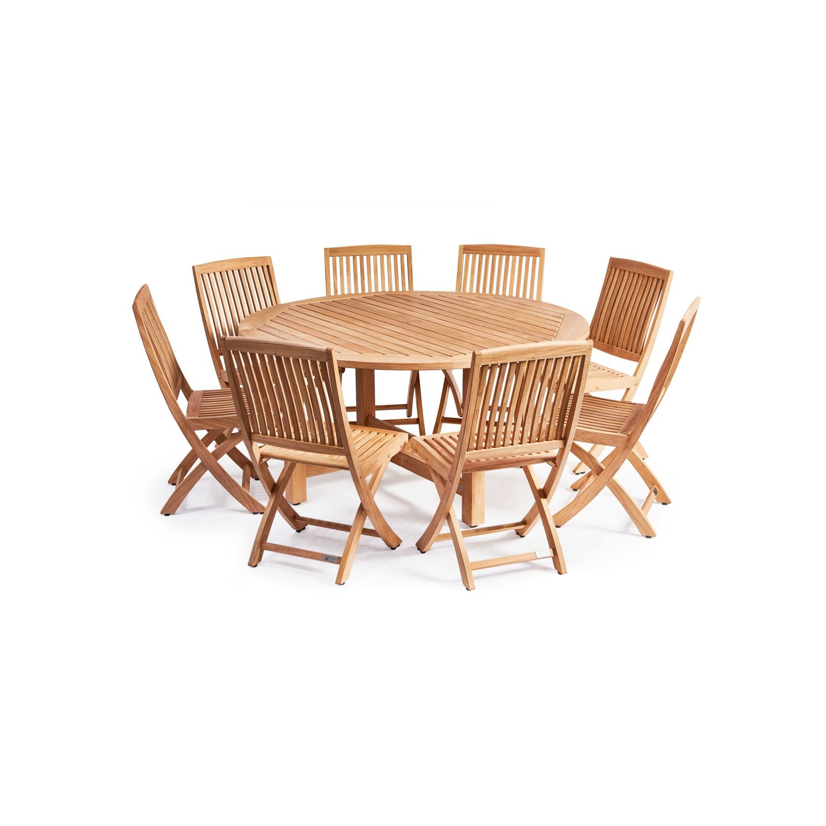 Toronto Teak Folding Side Chair gallery detail image