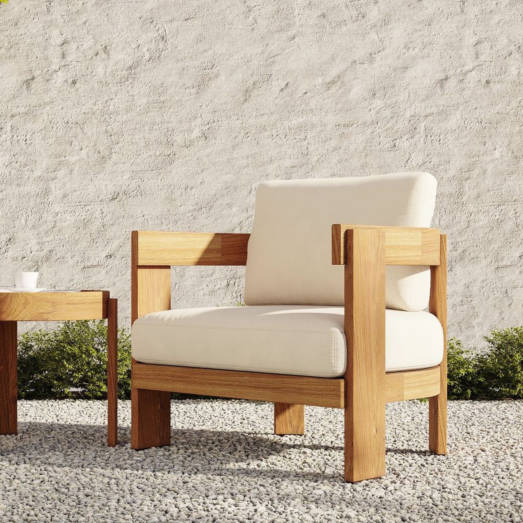 Monterey Outdoor Teak Lounge Chair gallery detail image