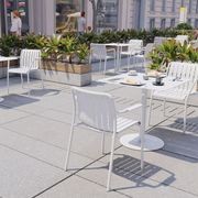 Roku Outdoor Arm Chair in Matt White gallery detail image