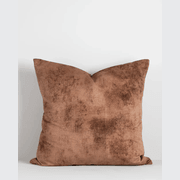 Baya Theo Velvet Cushion - Leather | Large 60 x 60cm gallery detail image
