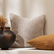 Baya Cyprian Cushion - Pebble | 50 x 50cm gallery detail image