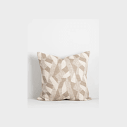 Baya Oscari Cushion - Natural | Woven Abstract Design gallery detail image