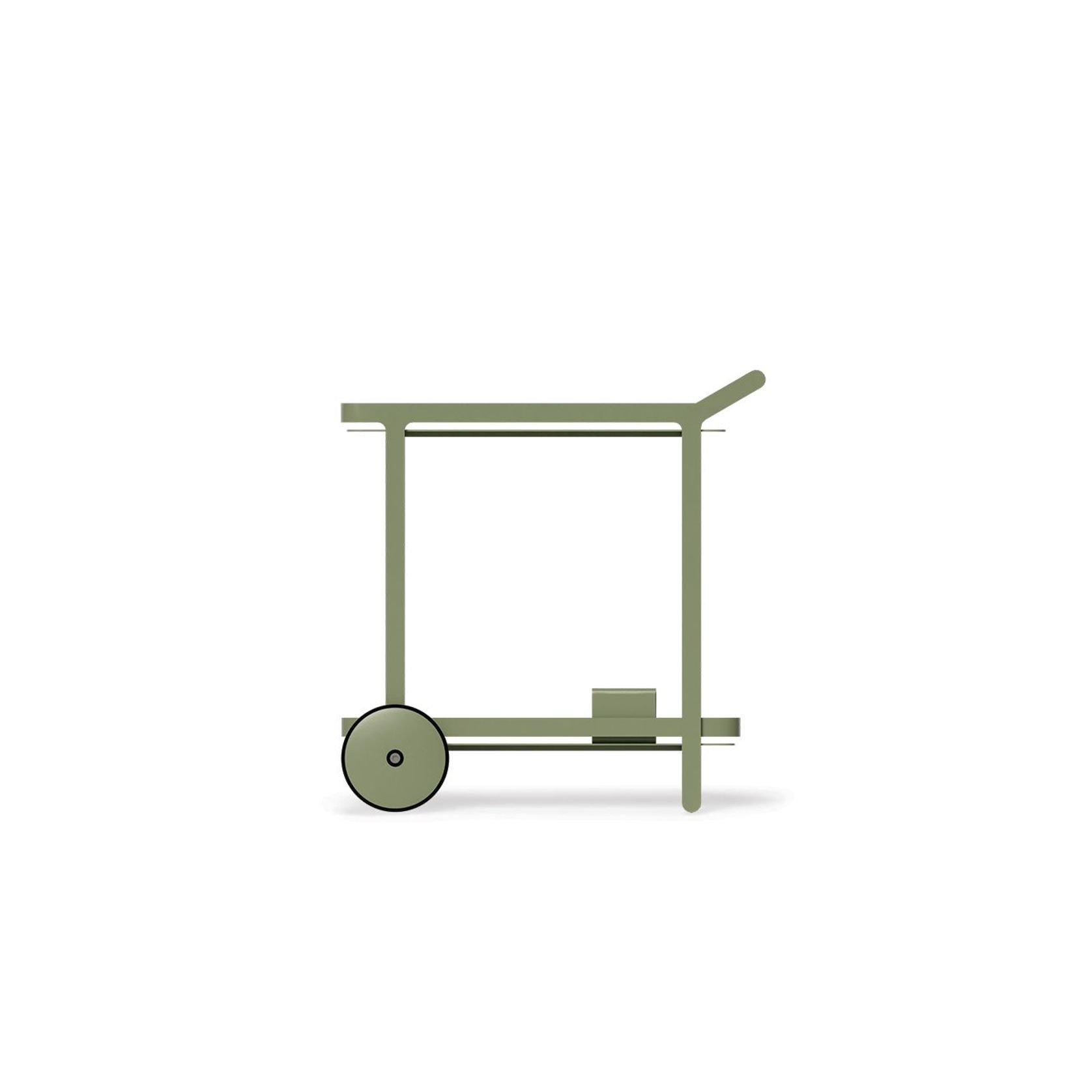 Imola Outdoor Bar Cart - Eucalyptus Green gallery detail image