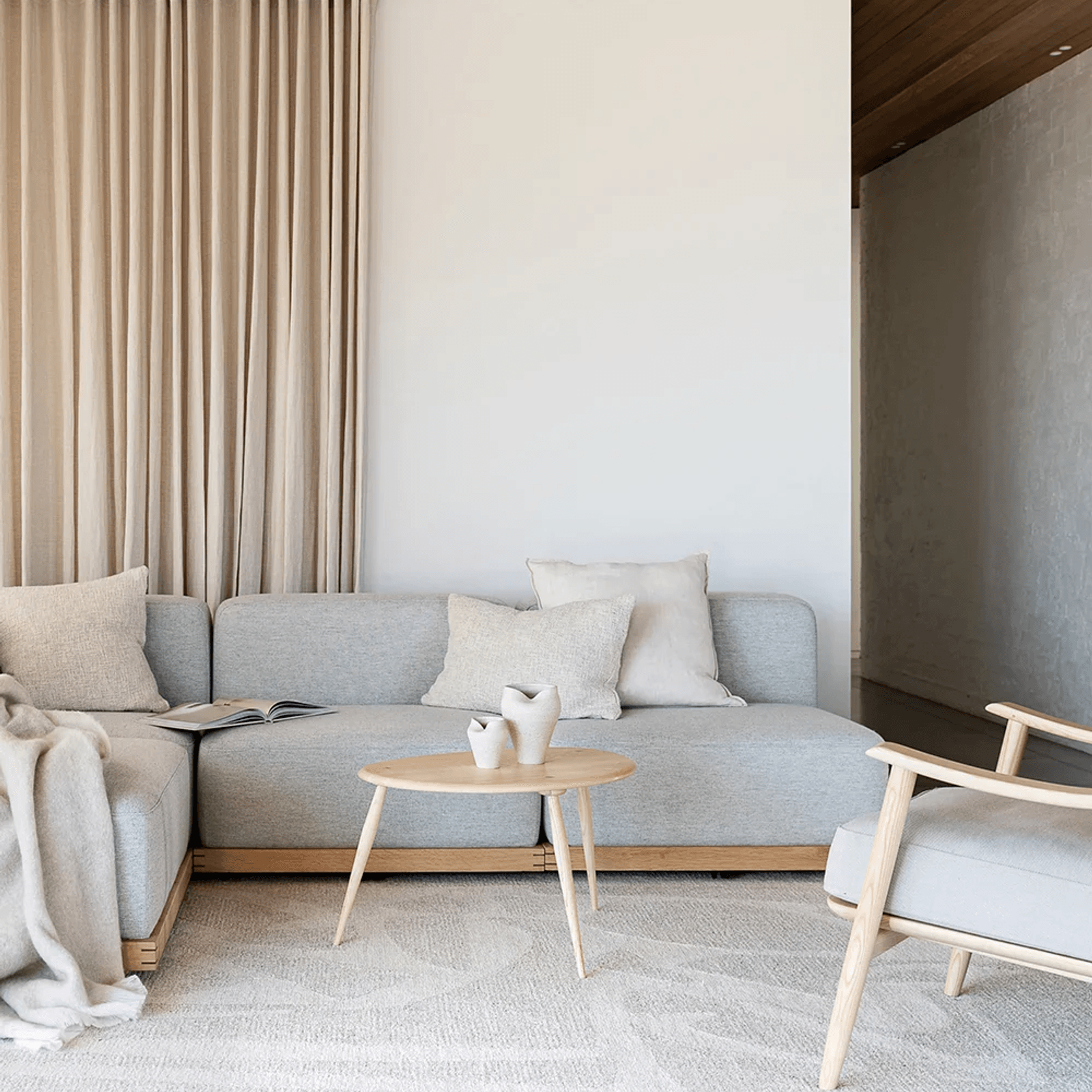 Baya Cyprian Cushion - Oatmeal | Lumbar 40 x 60cm gallery detail image