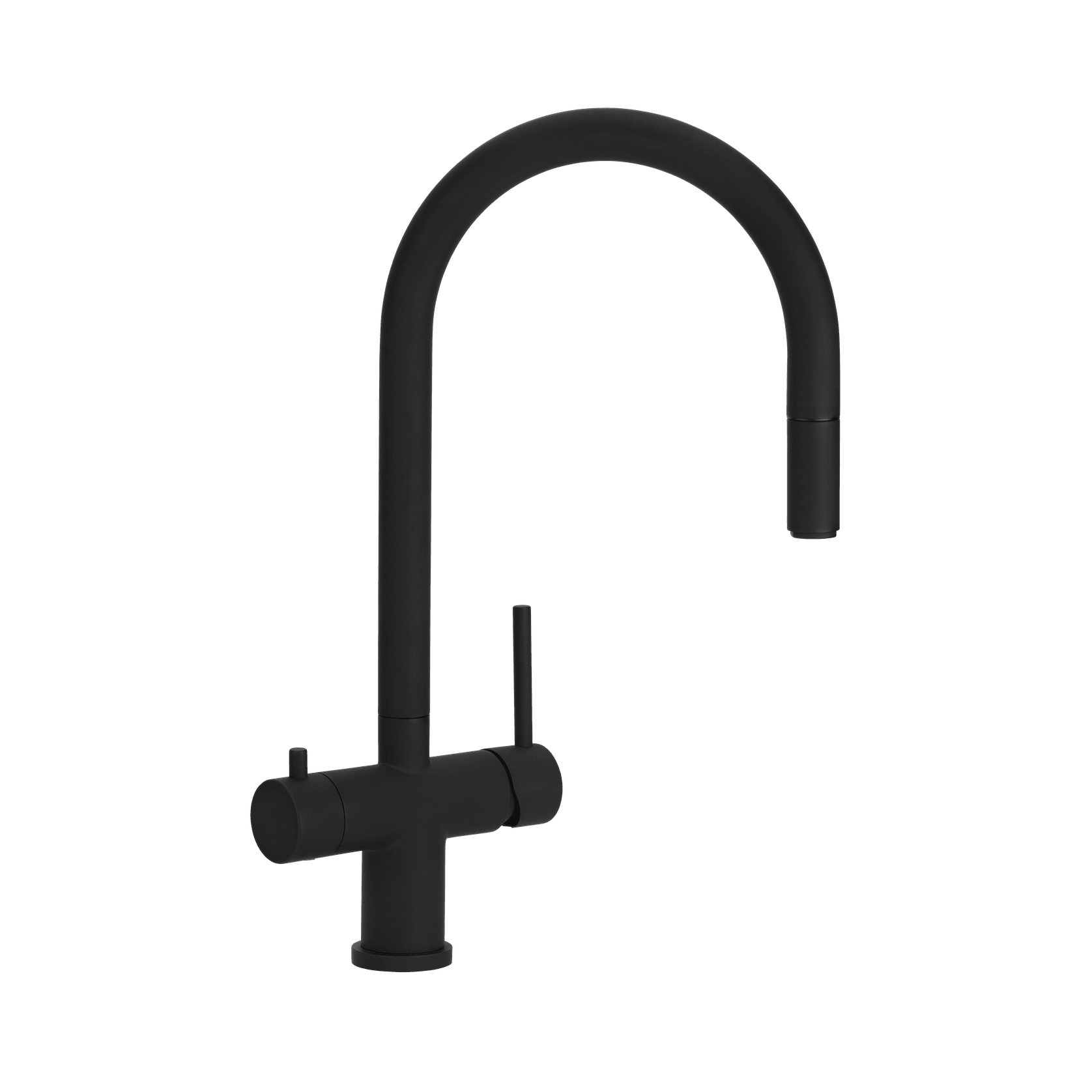 Elysian Commercial Pull-Out Filter Tap | Black gallery detail image