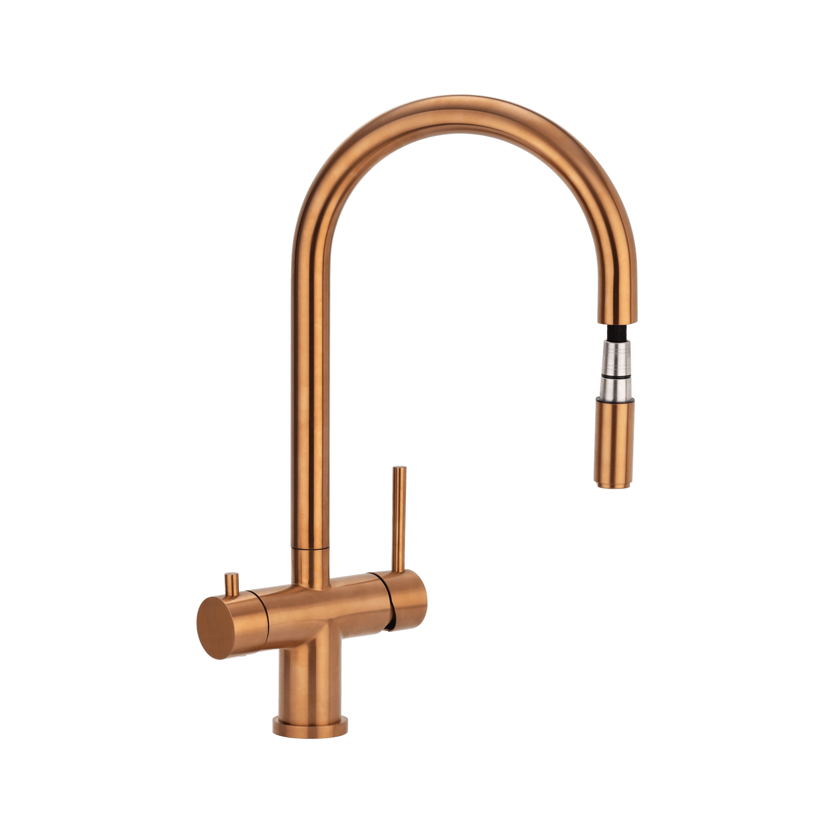 Elysian Commercial Pull-Out Filter Tap | Brushed Copper gallery detail image