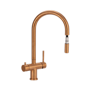 Elysian Commercial Pull-Out Filter Tap | Brushed Copper gallery detail image