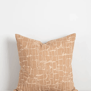 Baya Triton Cushion - Stone | 100% Linen gallery detail image