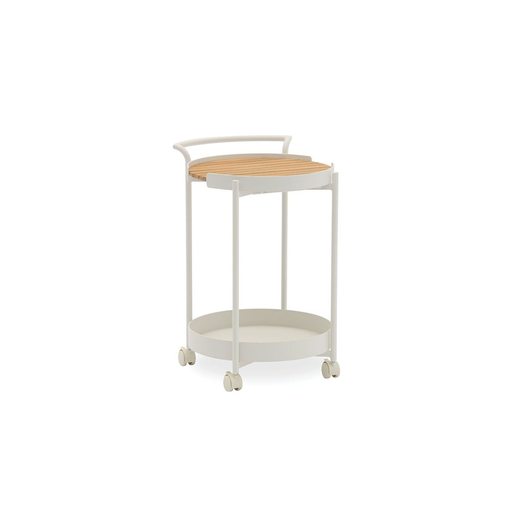Fino Outdoor Bar Cart White ArchiPro AU